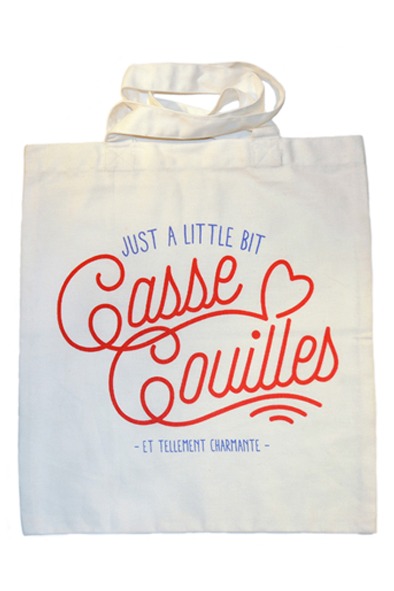 TOTE BAG JUST A LITTLE BIT CASSE COUILLES