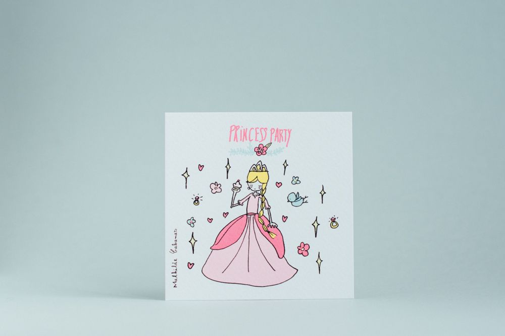Invitation Anniversaire Princesses Little Marmaille