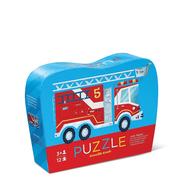 Puzzle 12 pièces 2+ - Camion Pompier - Little marmaille