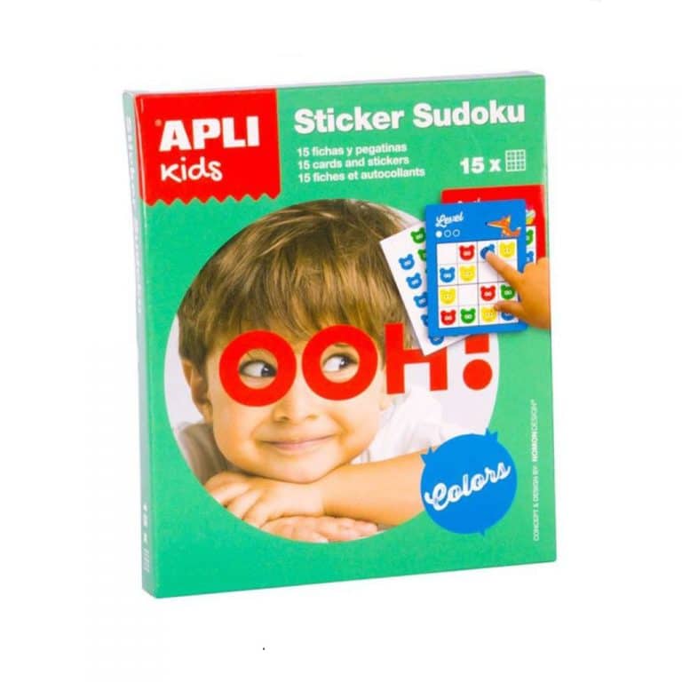 Sticker Sudoku - Les Couleurs - Little marmaille