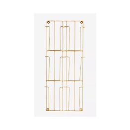 Porte Cartes Postales - Métal Doré Brillant