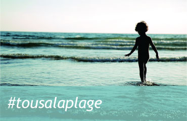 photo ambiance tous à la plage
