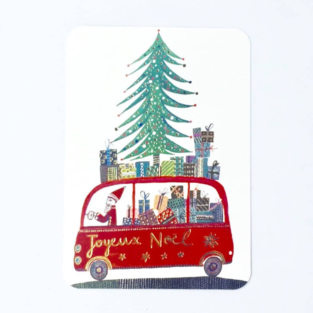Carte Joyeux Noel Pere Noel Little Marmaille