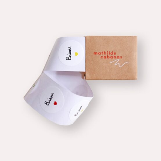 Rouleau Stickers Bisou