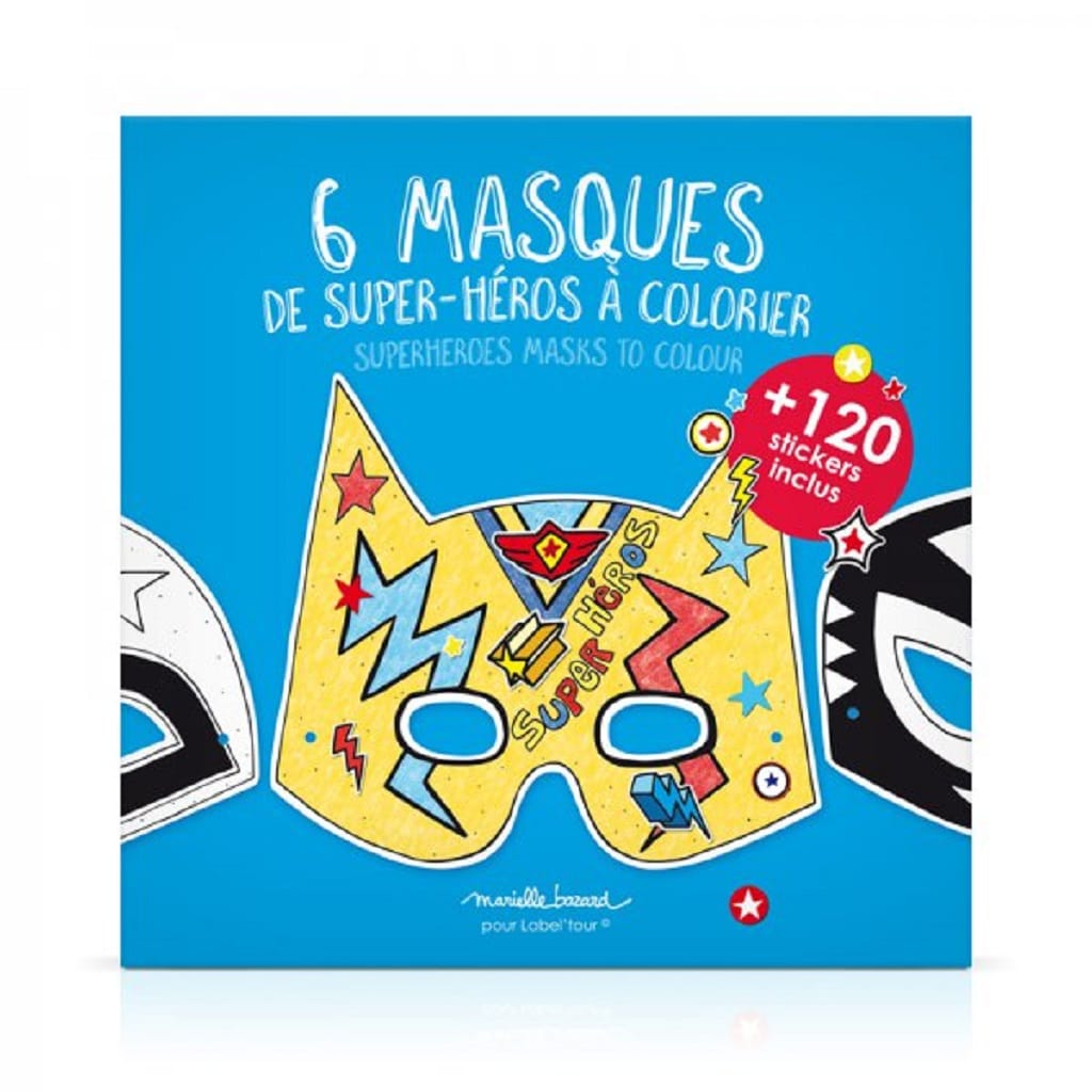 Masques De Supers Heros A Colorier Little Marmaille Masques De Supers Heros A Colorier Little Marmaille