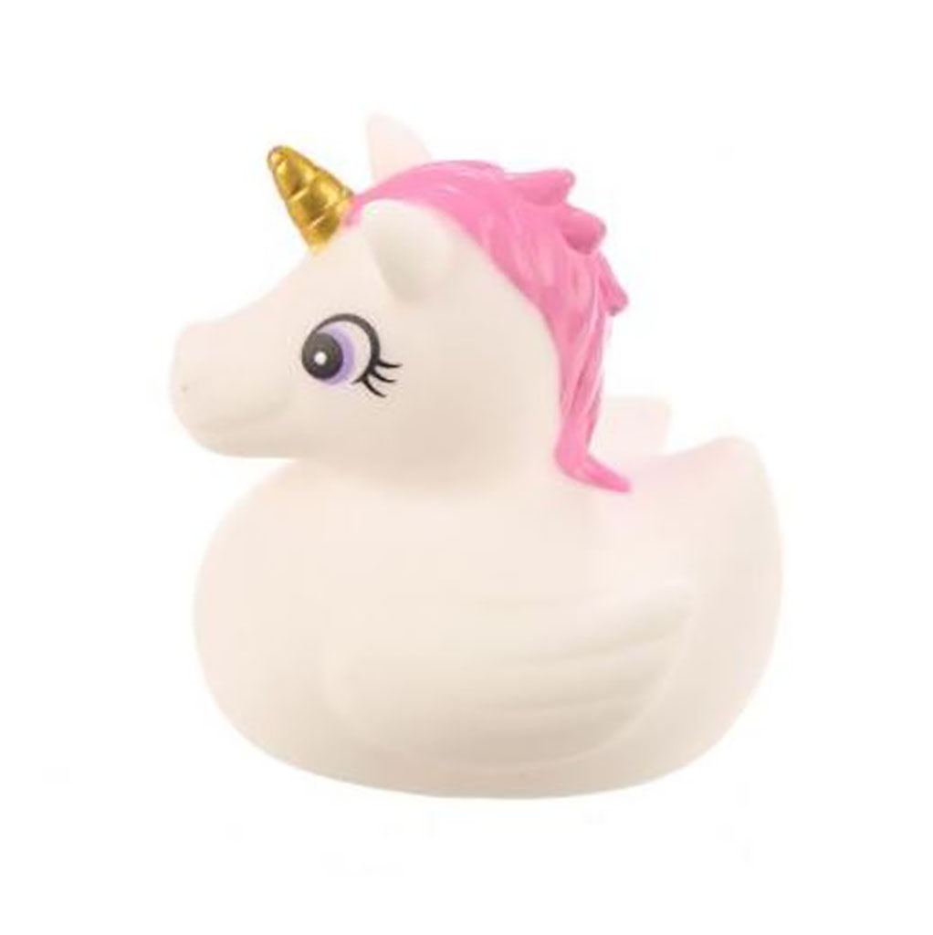 BONNET BLANC LICORNE LUMINEUX