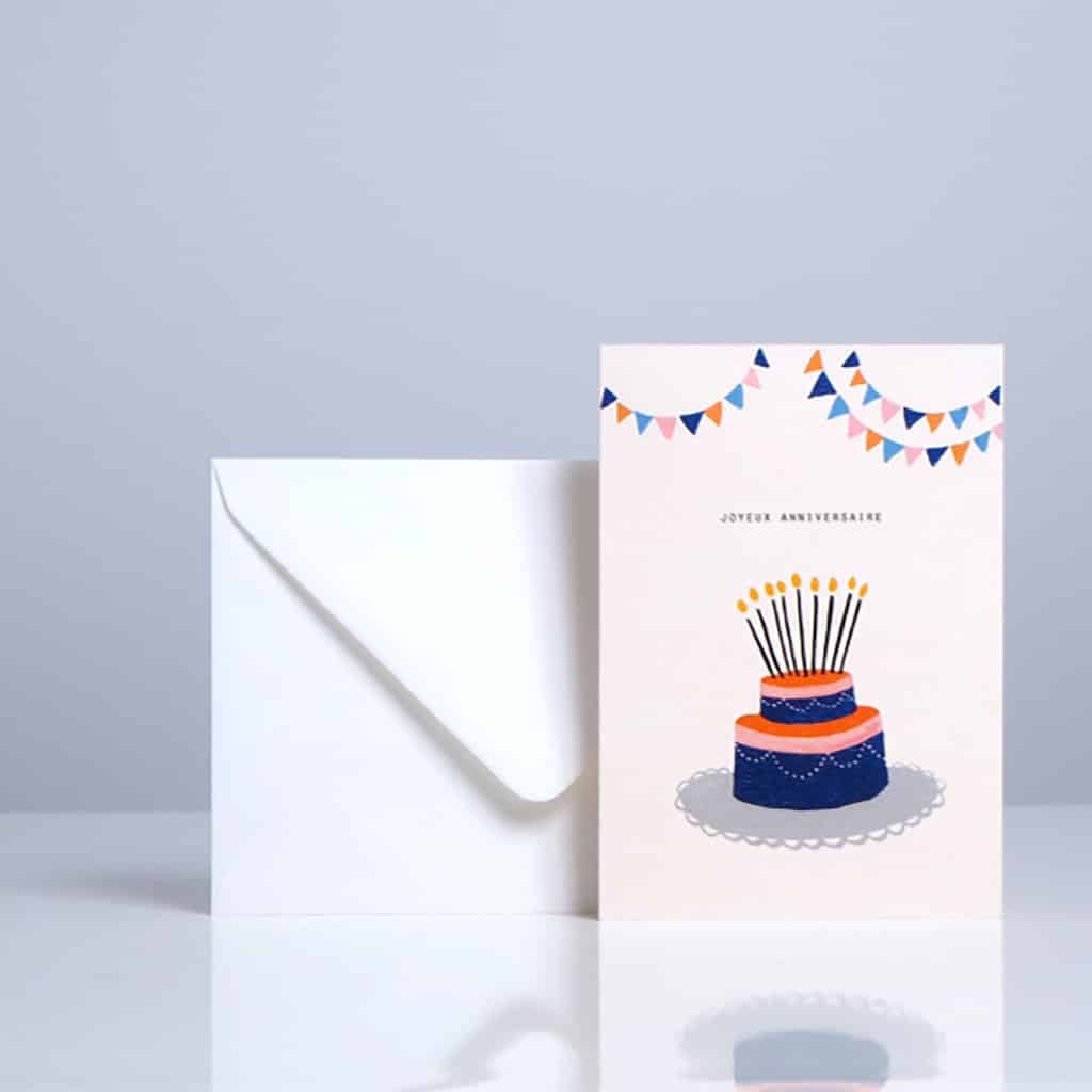Carte Double Avec Enveloppe Cake Joyeux Anniversaire Little Marmaille Carte Double Avec Enveloppe Cake Joyeux Anniversaire Little Marmaille