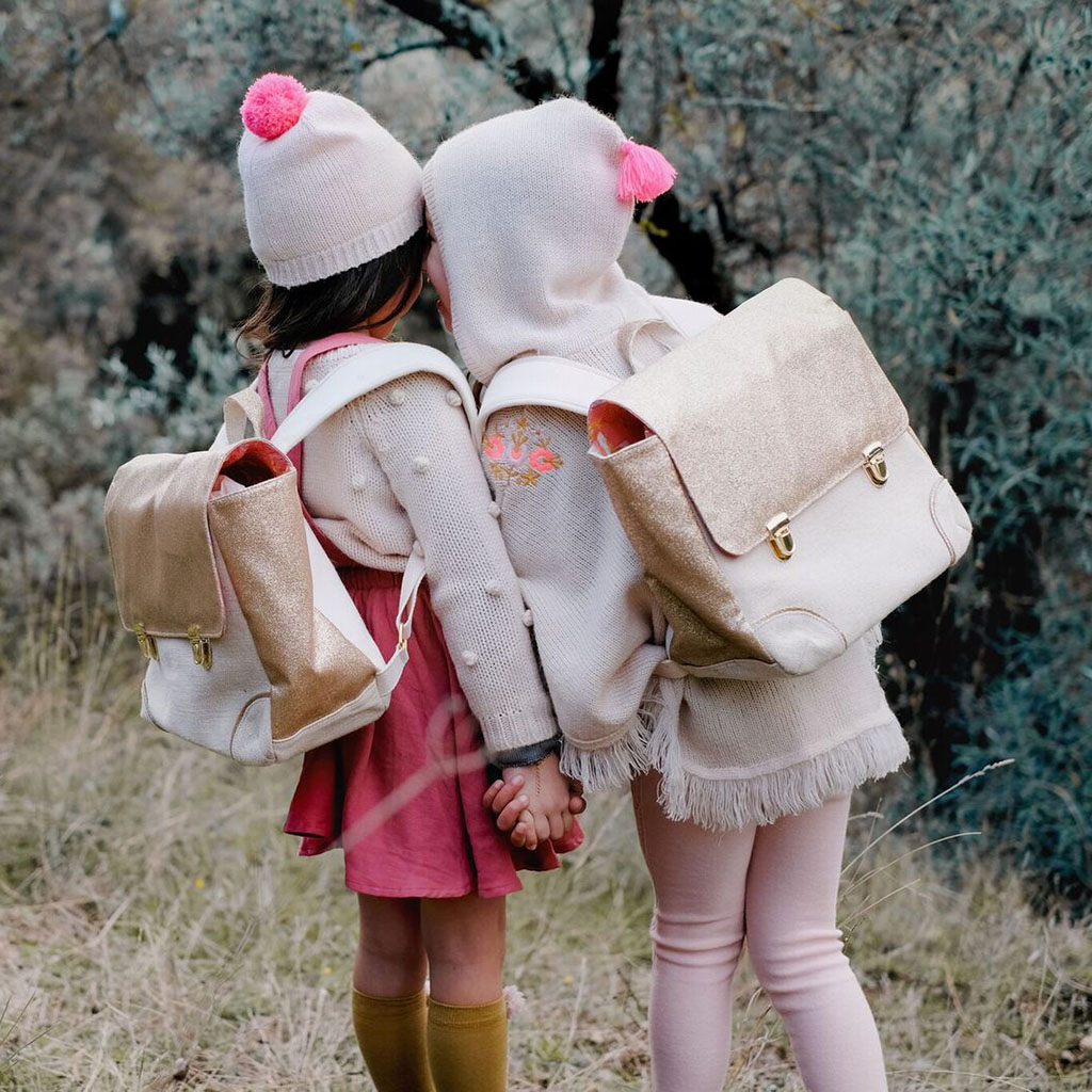 Cartable Soliaka Cream Glitter