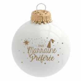 Boule De Noël - Ma Marraine Préférée