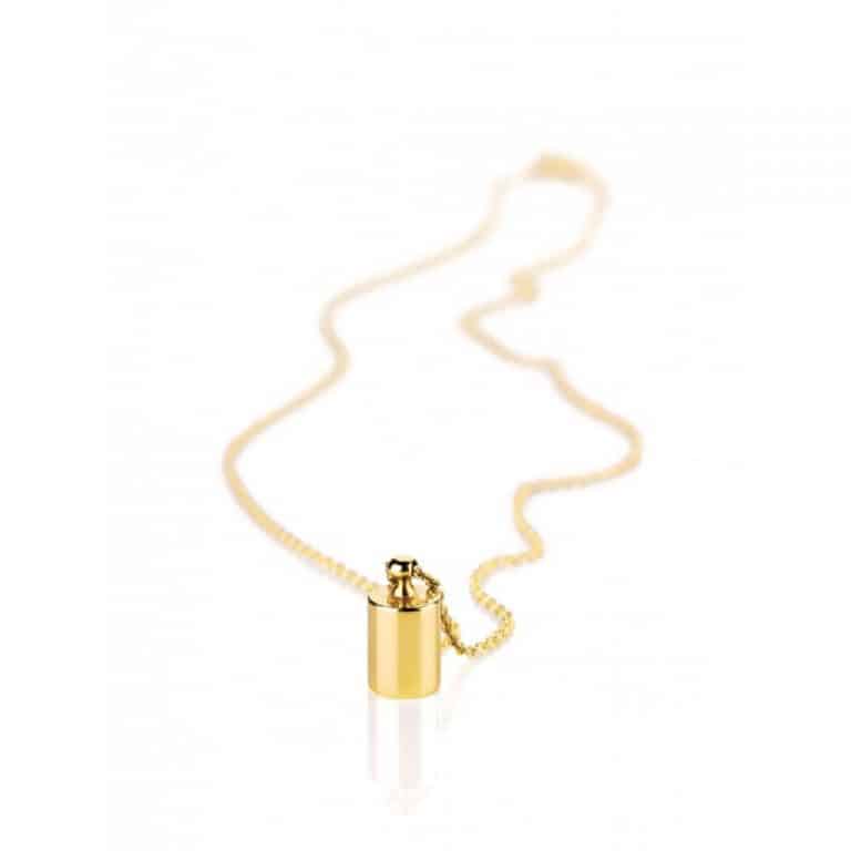 sautoir mon millième en plaqué or jaune