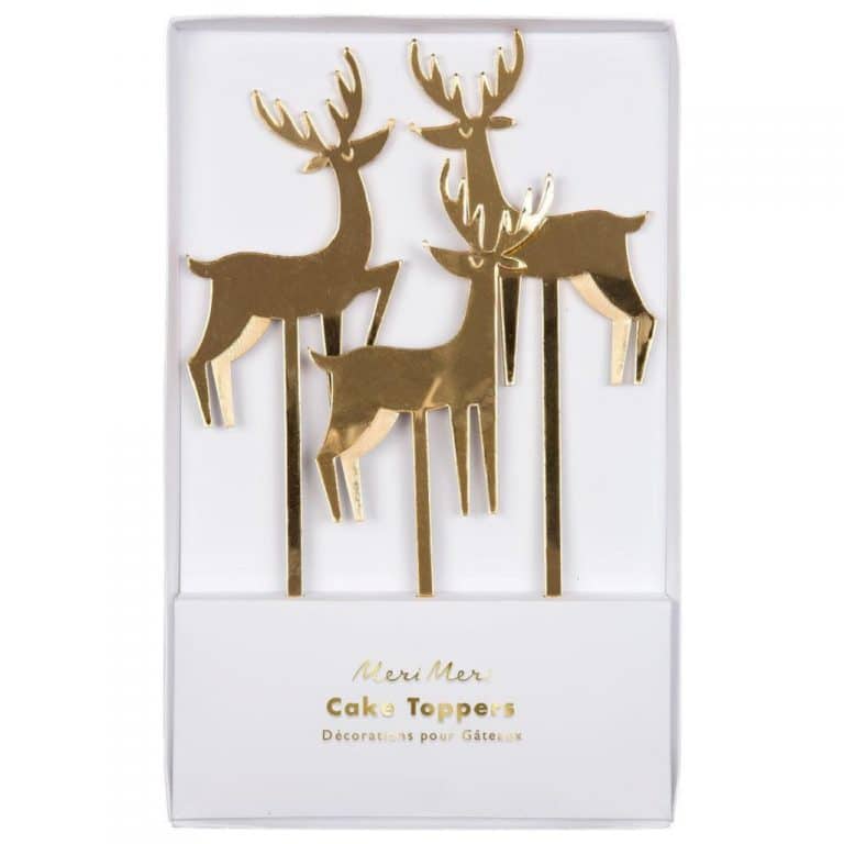 meri-meri_décor-gateau-renne-or