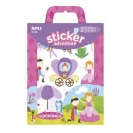 stickers princesse packaging fond blanc