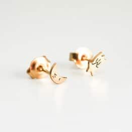 Boucles D'oreilles Solo Lune - Etoile Filante - Adorabili