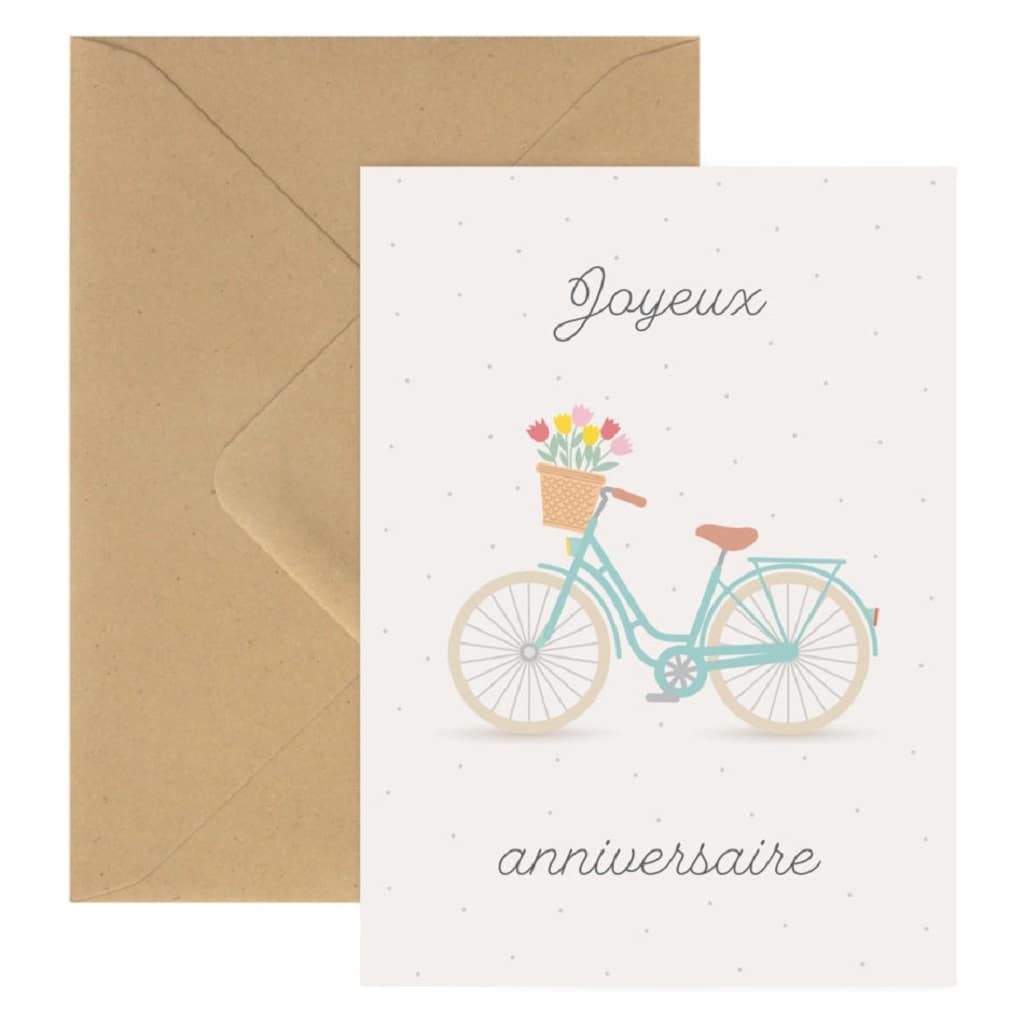 Carte Joyeux Anniversaire Velo Little Marmaille Carte Joyeux Anniversaire Velo Little Marmaille