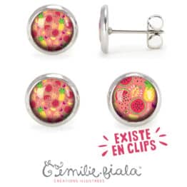 Boucles D'oreilles - Les Parisiennes - Tutti Frutti - Emilie Fiala