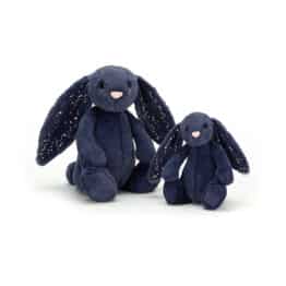 Doudou Lapin Bleu Nuit Aux Oreilles étoilées - Jellycat