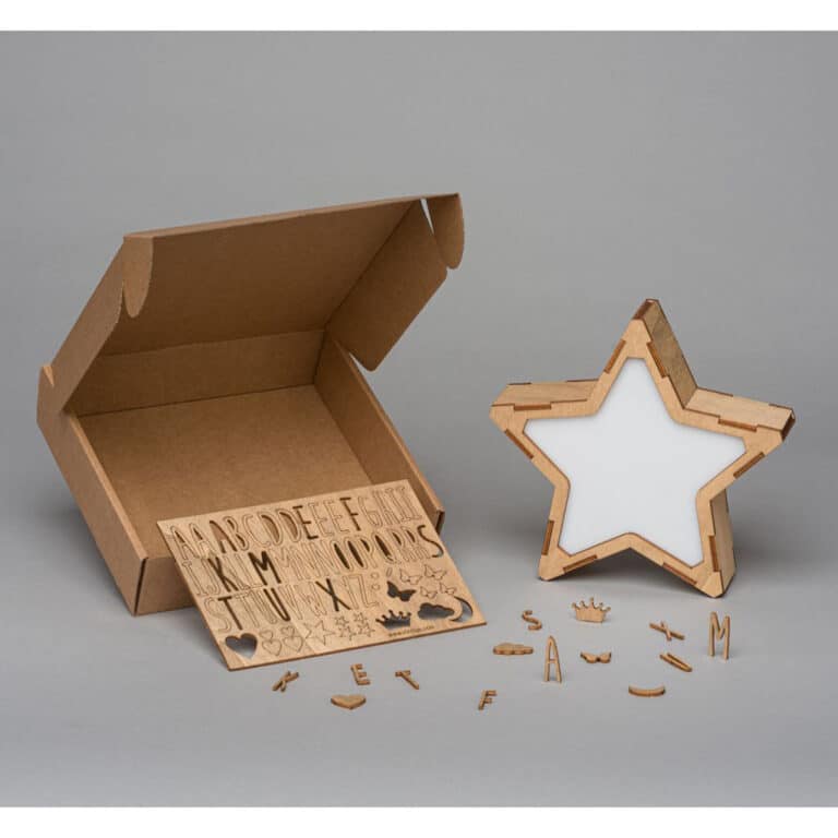 veilleuse etoile personnalisable kit complet