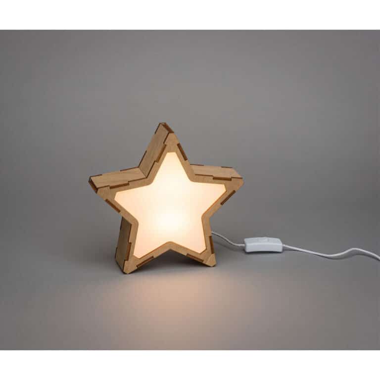 veilleuse etoile personnalisable illuminee