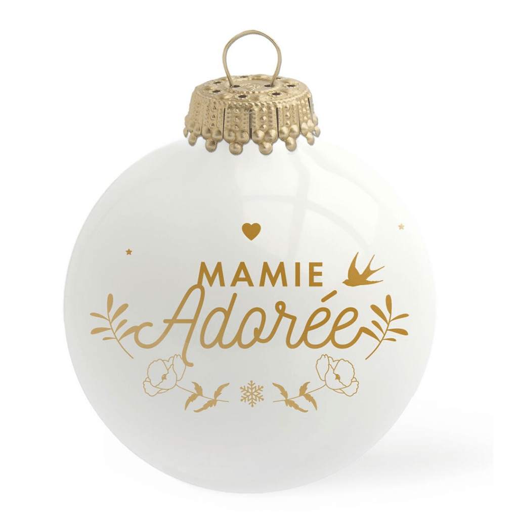 Boule De Noel Mamie Adoree Little Marmaille Boule De Noel Mamie Adoree Little Marmaille