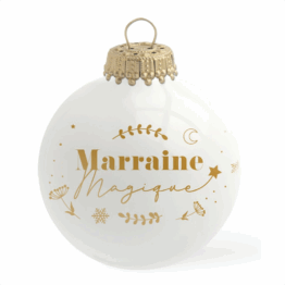 Boule De Noël - Marraine Magique
