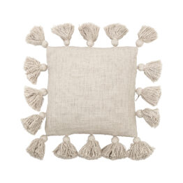 Coussin nature en coton - bloomingville