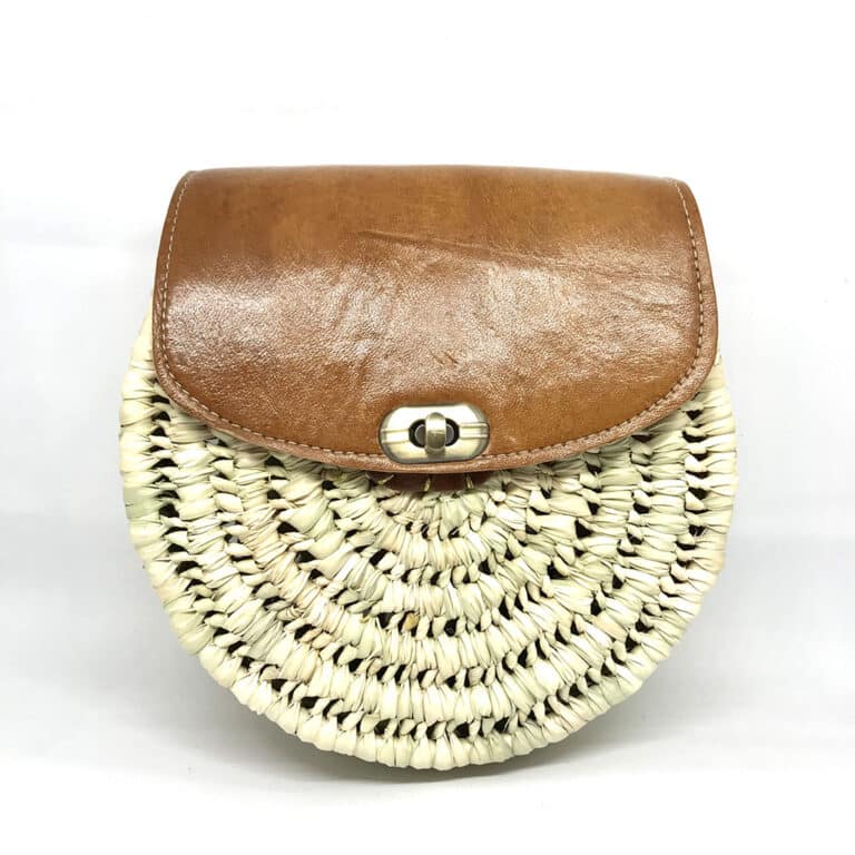 sac besace anse et rabat en cuir