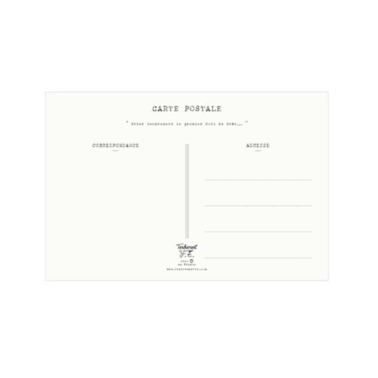 carte mon premier noel verso tendrement fé