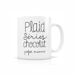 mug plaid série chocolat créa bisontine