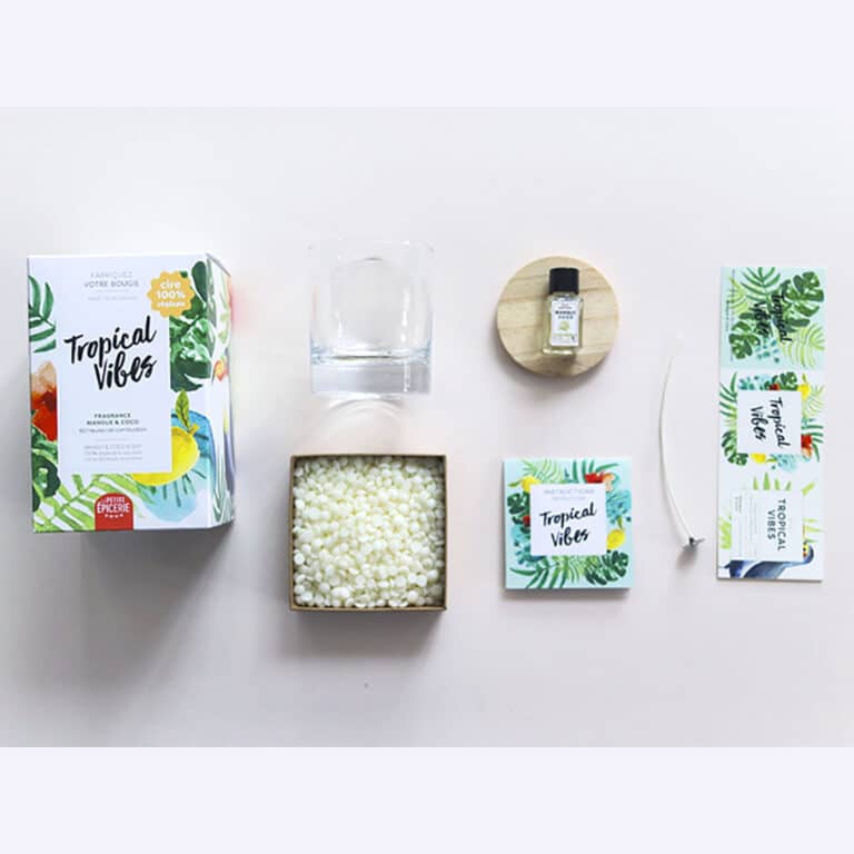 kit bougie tropicale la petite épicerie