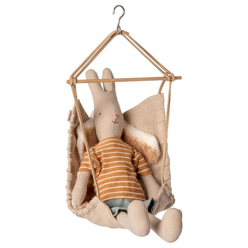 chaise suspendue maileg avec lapin