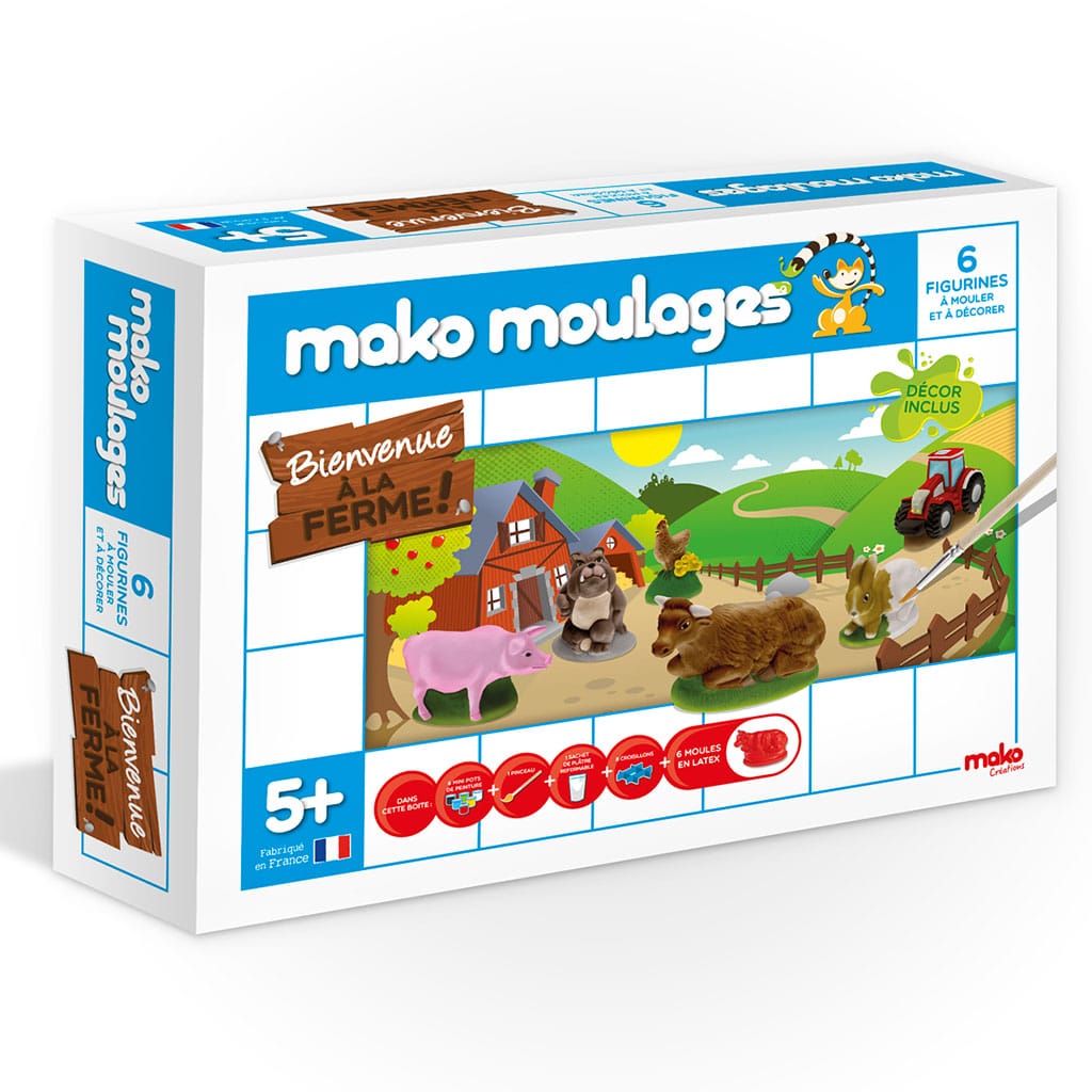 Coffret de création bienvenue à la ferme mako création