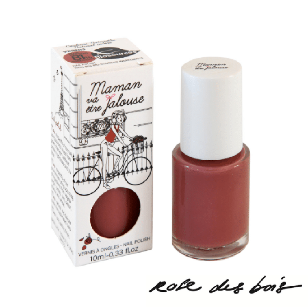 Vernis à Ongles Bio Sourcé - Rose Des Bois - Little marmaille