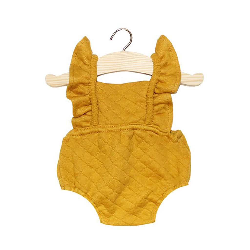Barboteuse rétro Lou Jaune Moutarde