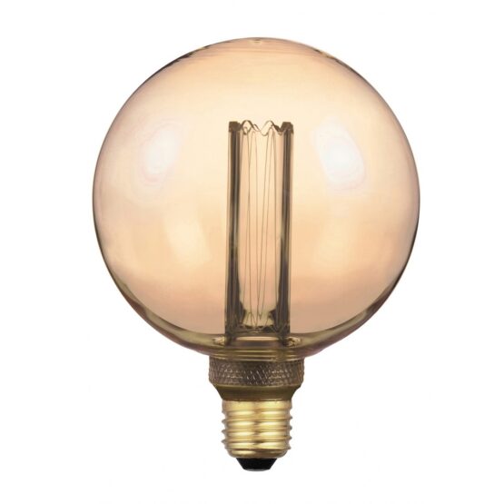 Ampoule LED globe Ambré