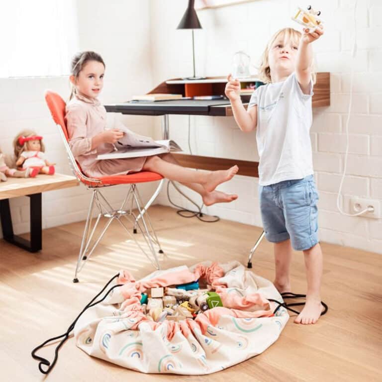 play and go tapis arc-en-ciel