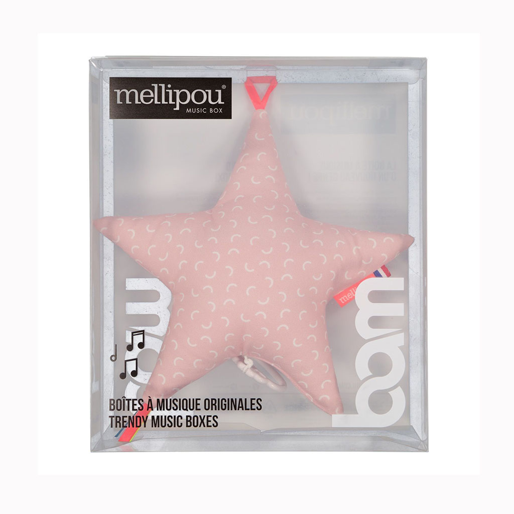 Boîte coussin musical étoile Janis Mellipou