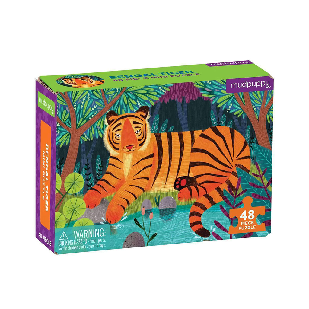 Boîte puzzle tigre Mudpuppy