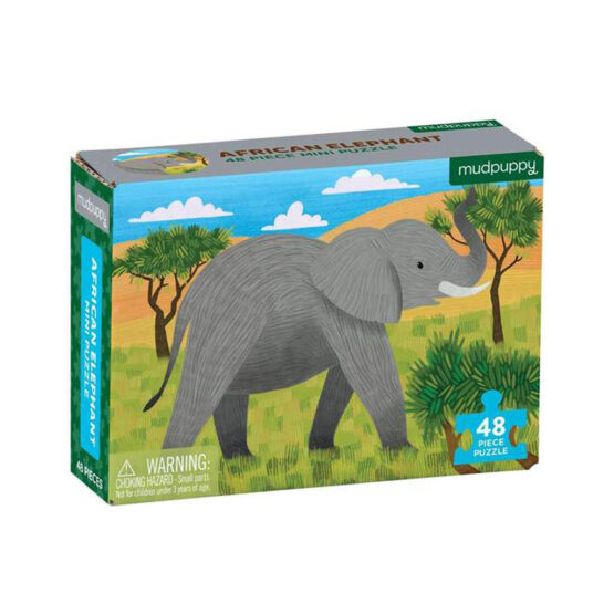 Boîte puzzle éléphant Mudpuppy