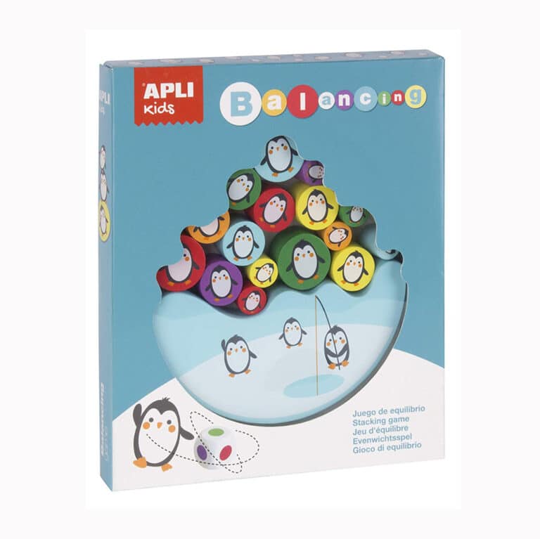 packaging jeu d'équilibre pingouins Apli