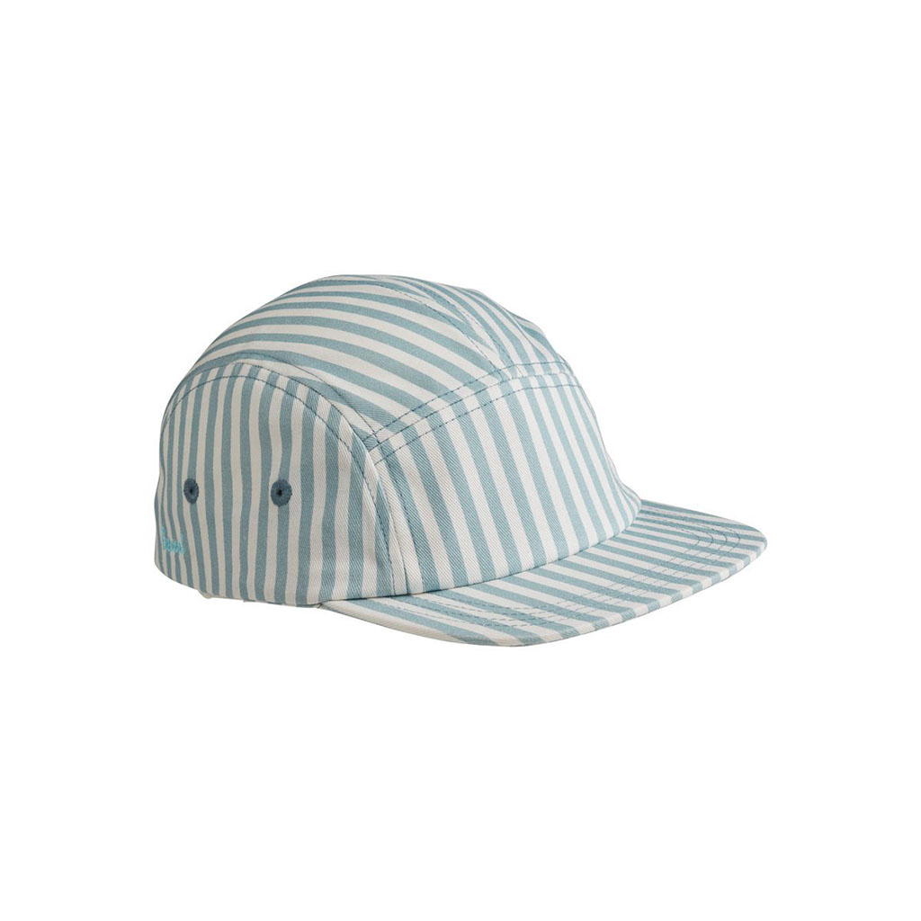 Casquette rayures bleues et blanches liewood
