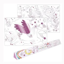 affiche à colorier licorne Meri Meri