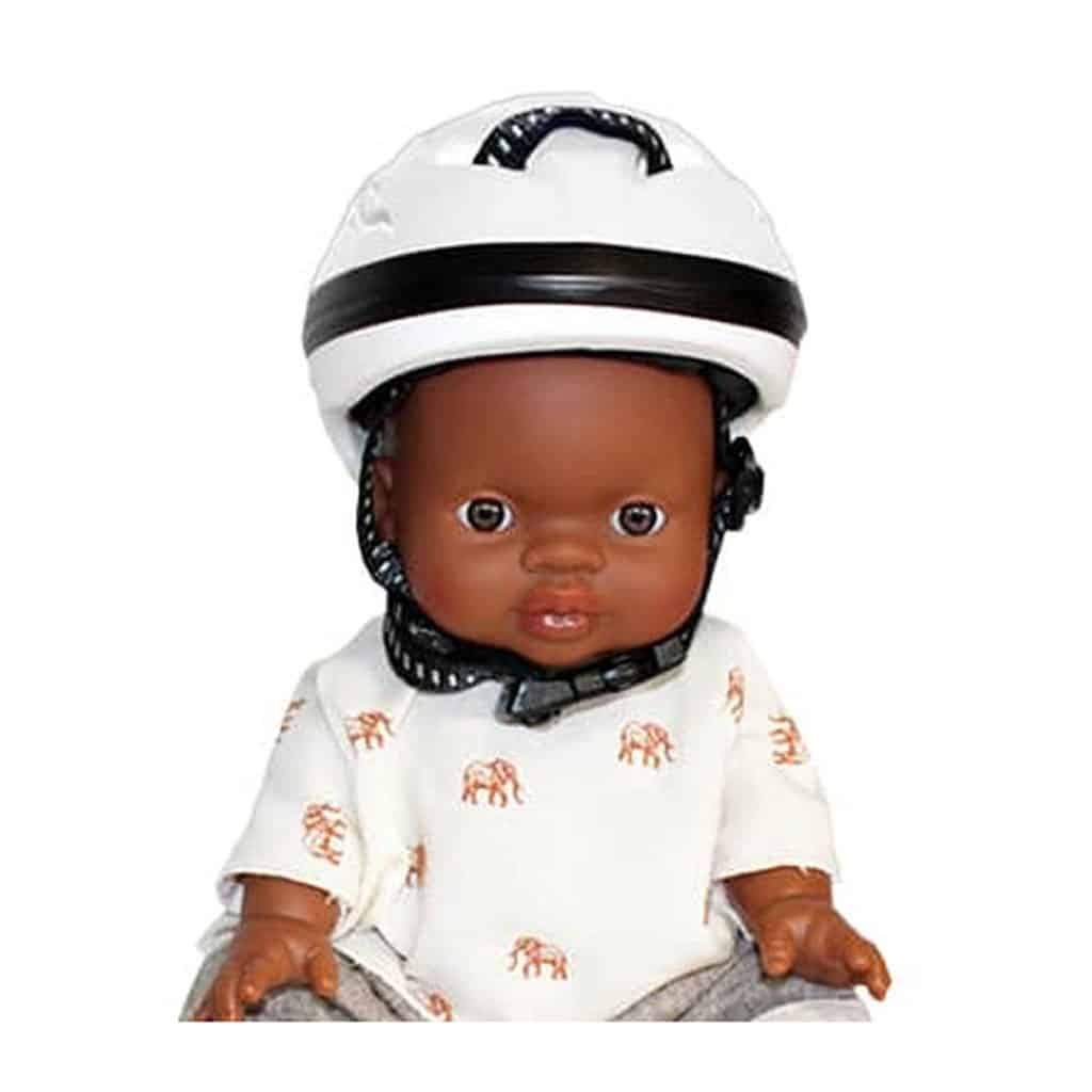 Casque vélo blanc Minikane