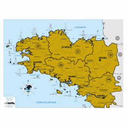 Carte De Bretagne à Gratter
