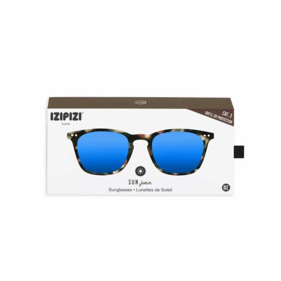 Lunettes De Soleil Junior #E - Écailles Miroir Bleu - 5-10 ans