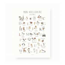 Affiche - Abécédaire De La Nature - Lutin Petit Pois