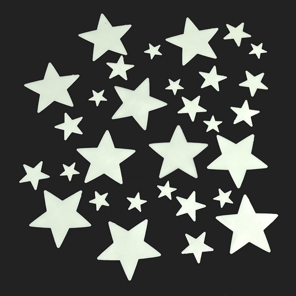 Boite De 30 Étoiles Phosphorescentes - Little marmaille