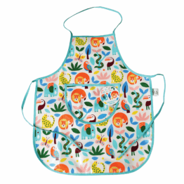 Tablier Enfant Toile Cirée - Animaux Sauvages