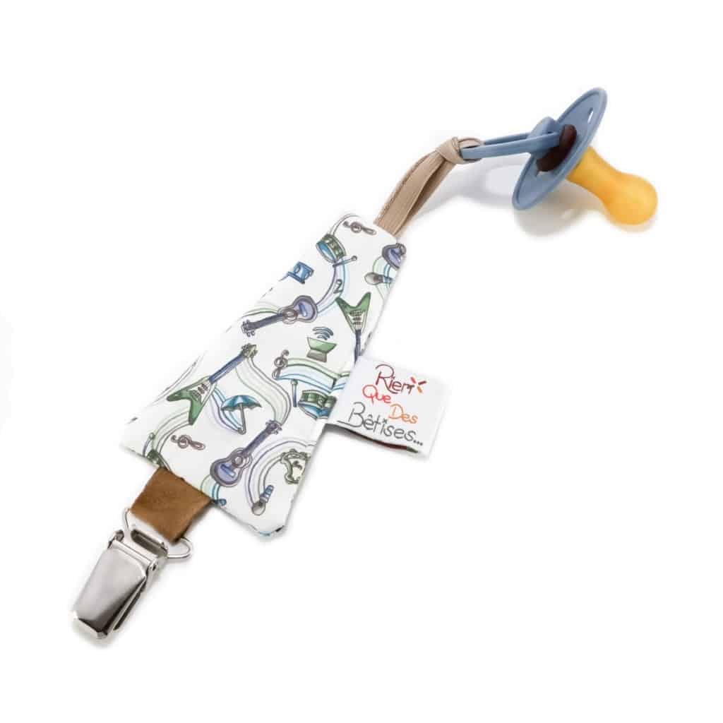 Attache Tétine - Liberty Bertie - Rock - Little marmaille