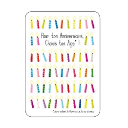 Carte - Joyeux Anniversaire - Bougie
