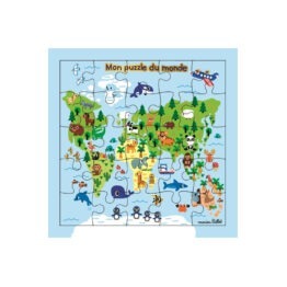 carte puzzle monde